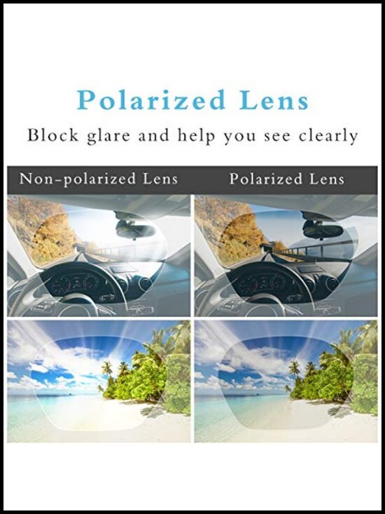 Fit Over Sunglasses Polarized UV400 TR90 Frame Oversized Square main image 4